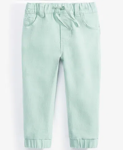 First Impressions Baby Girls Denim Jogger Pants, Exclusively At Macy's In Fde Mss Gr