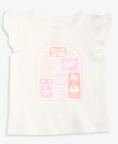 First Impressions Baby Girls' (0-24) Mix & Match Flutter-sleeve Top, Macy's Exclusive In Burgundy