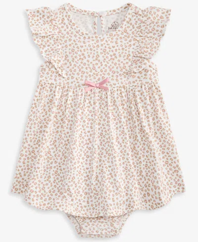 First Impressions Kids' Baby Girls' 0m-24m Leopard-print Skirted Sunsuit, Macy's Exclusive In Multi