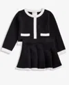First Impressions Baby Girls Lady Sweater And Skirt, 2-piece Set, Macy's Exclusive In Black