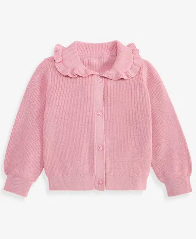 First Impressions Baby Girls' 3m-24m Mix & Match Femme Cotton Cardigan, Macy's Exclusive In Red