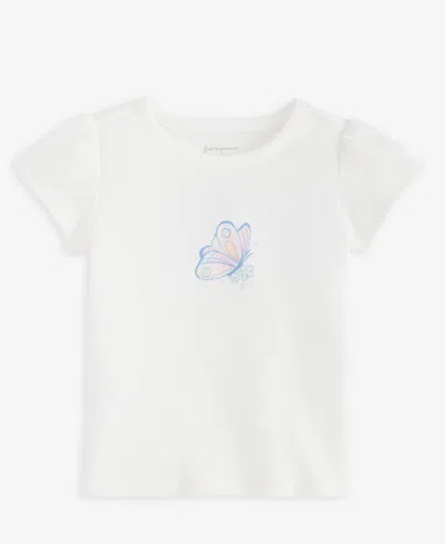 First Impressions Baby Girls' Butterfly T-shirt, Macy's Exclusive In White