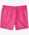 First Impressions Baby Girls Clip-dot Cotton Shorts, Created For Macy's