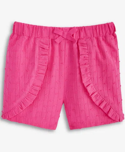 First Impressions Baby Girls Clip-dot Cotton Shorts, Created For Macy's