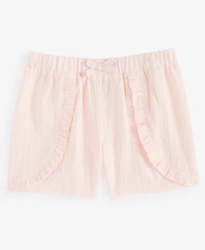 First Impressions Baby Girls Clip-dot Cotton Shorts, Created For Macy's