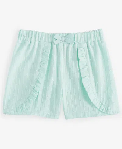 First Impressions Baby Girls Clip-dot Cotton Shorts, Created For Macy's