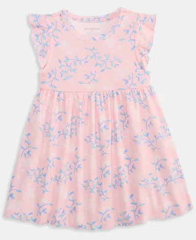 First Impressions Baby Girls' Country Floral-print Dress, Macy's Exclusive In Pink