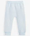 First Impressions Baby Girls Faux-sherpa Pants, Created For Macy's In Barely Blue