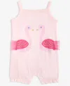 First Impressions Baby Girls Flamingos Graphic Sunsuit, Exclusively At Macy's