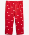 First Impressions Baby Girls Fun Bows Printed Leggings, Macy's Exclusive In Red