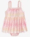 First Impressions Baby Girls Gradient Floral-print Sunsuit, Exclusively At Macy's
