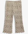 First Impressions Baby Girls Leopard-print Rib Pants, Macy's Exclusive