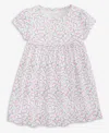 First Impressions Baby Girls Linear Hearts Printed Dress, Macy's Exclusive In White