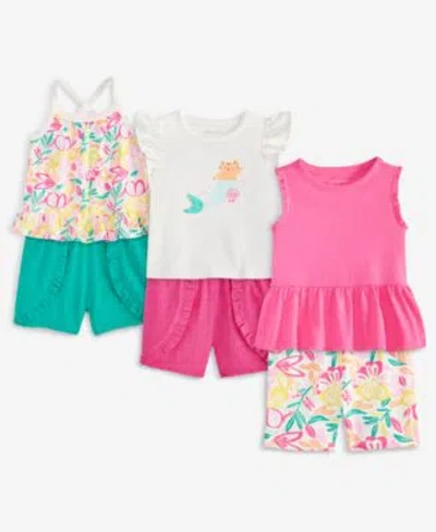 First Impressions Baby Girls Mermaid Kitty Floral Tops Shorts Exclusively At Macys