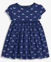 First Impressions Baby Girls Mini Rainbow Printed Dress, Macy's Exclusive In Blue