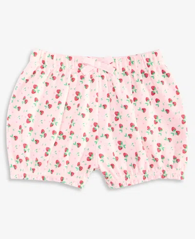First Impressions Baby Girls' Mix & Match Strawberry Fields Shorts, Macy's Exclusive In Pink