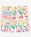 First Impressions Baby Girls Modern Tropical-print Biker Shorts, Exclusively At Macy's