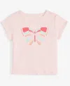 First Impressions Baby Girls Short-sleeve Butterfly Graphic T-shirt, Exclusively At Macy's In Beloved Pi