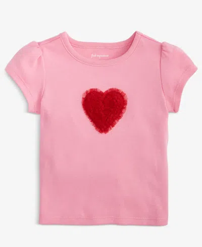 First Impressions Baby Girls Short-sleeve Heart T-shirt, Macy's Exclusive