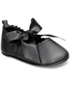 First Impressions Baby Girls Soft Sole Ballet Flats, Created For Macy's In Deep Black