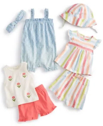 First Impressions Baby Girls Sorbet Collection Sets Created For Macys In Angel White