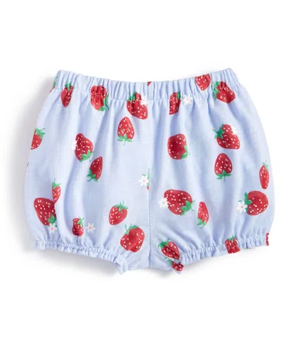 First Impressions Baby Girls Strawberry Bloomer Shorts, Created For Macy's In Lunar