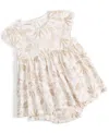 FIRST IMPRESSIONS BABY GIRLS SUMMER CHIC BOTANICAL-PRINT SUNSUIT, CREATED FOR MACY'S