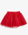 First Impressions Baby Girls Tulle Tutu Skirt, Macy's Exclusive In Red