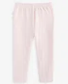 First Impressions Baby Girls Velour Ruffle-back Leggings, Macy's Exclusive In Pink
