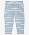 First Impressions Baby Hacci Striped Pants, Macy's Exclusive In Blue