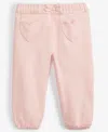 First Impressions Baby Girl Pastel Denim Heart Pants, Created For Macy's In Beloved Pn