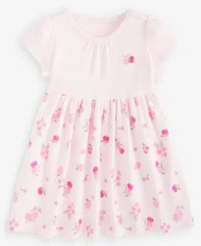First Impressions Baby Toddler Girls Short Sleeve Apple Print Dress Macys Exclusive In Pink