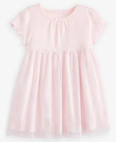 First Impressions Baby Toddler Girls Short Sleeve Tulle Skirt Dress Macys Exclusive In Pink