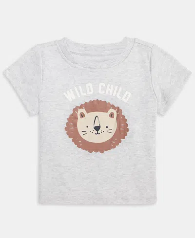 First Impressions Baby Unisex 3m-24m Mix And Match Wild Child T-shirt, Macy's Exclusive In White