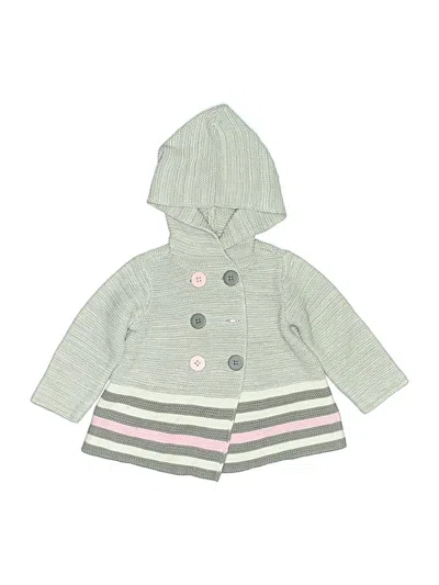 Pre-owned First Impressions Kids' Cardigan Sweater In Green