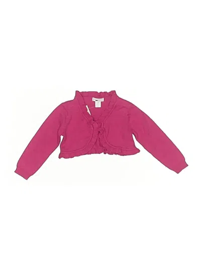 Pre-owned First Impressions Babies' Cardigan Sweater In Pink