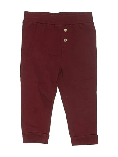 Pre-owned First Impressions Kids' Casual Pants In Burgundy