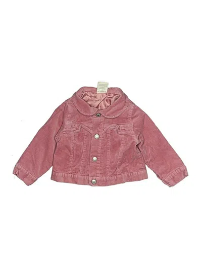 Pre-owned First Impressions Kids' Denim Jacket In Pink