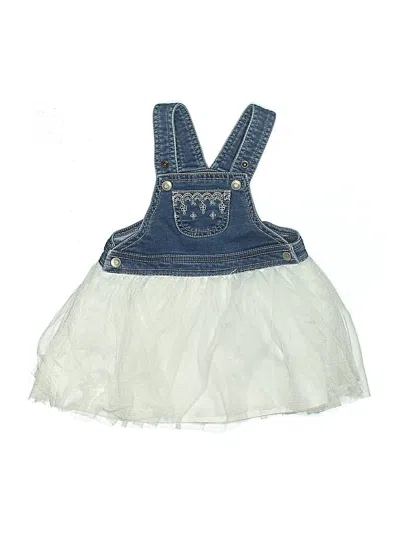 Pre-owned First Impressions Kids' Dress In Blue
