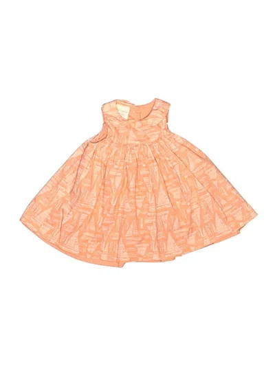 Pre-owned First Impressions Babies' Dress In Orange