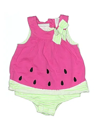 Pre-owned First Impressions Babies' Dress In Pink
