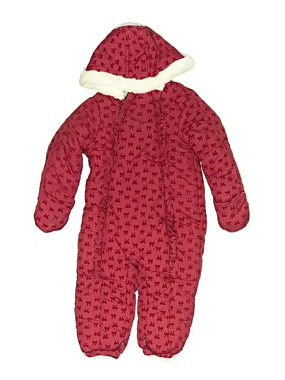 Pre-owned First Impressions Kids' Dress In Red