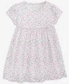 First Impressions Baby Girls Linear Hearts Printed Dress, Macy's Exclusive In Multi