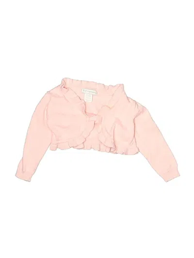 Pre-owned First Impressions Babies' Long Sleeve Blouse In Pink
