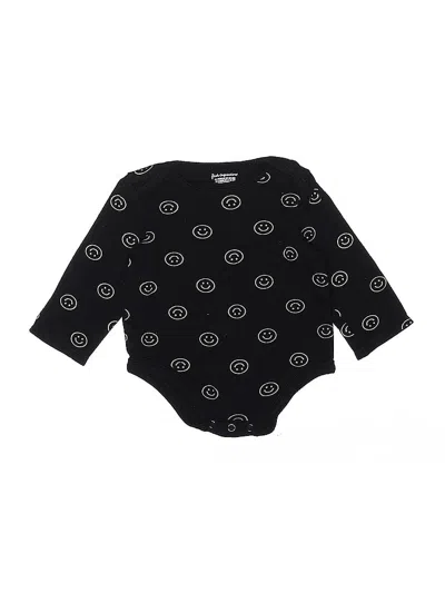 Pre-owned First Impressions Babies' Long Sleeve Onesie In Black
