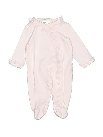 Pre-owned First Impressions Babies' Long Sleeve Onesie In Pink