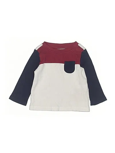Pre-owned First Impressions Babies' Long Sleeve Top Burgundy Tops