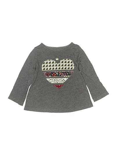 Pre-owned First Impressions Babies' Long Sleeve T-shirt In Gray