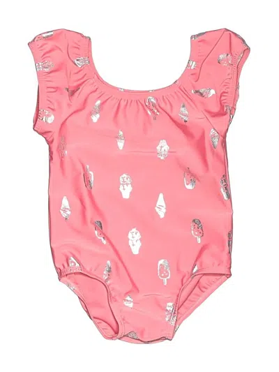 Pre-owned First Impressions Kids' One Piece Swimsuit In Pink