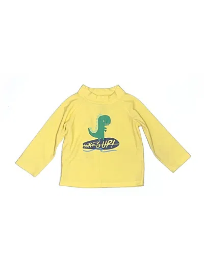 Pre-owned First Impressions Babies' Rash Guard In Yellow